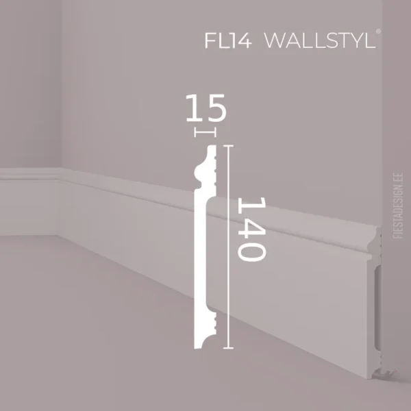 Põrandaliist FL14 Wallstyl