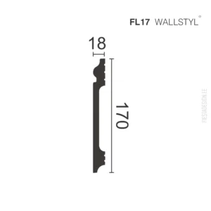 Плинтус FL17 Wallstyl