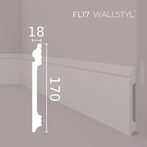 Põrandaliist FL17 Wallstyl