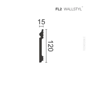 Плинтус FL2 Wallstyl