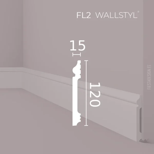 Põrandaliist FL2 Wallstyl