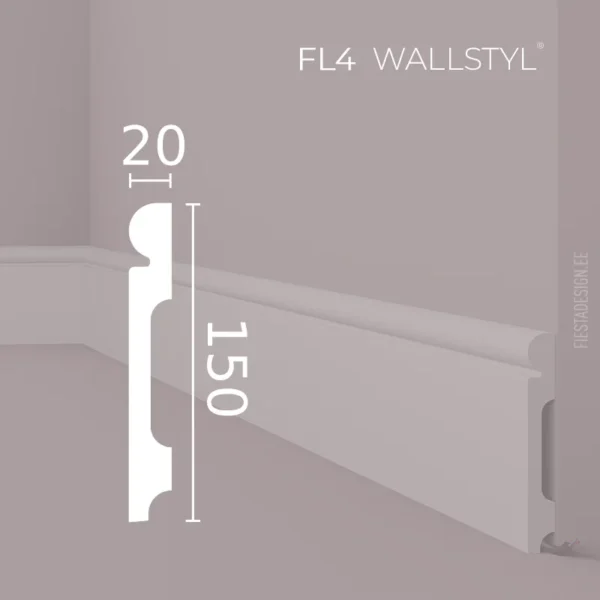 Põrandaliist FL4 Wallstyl