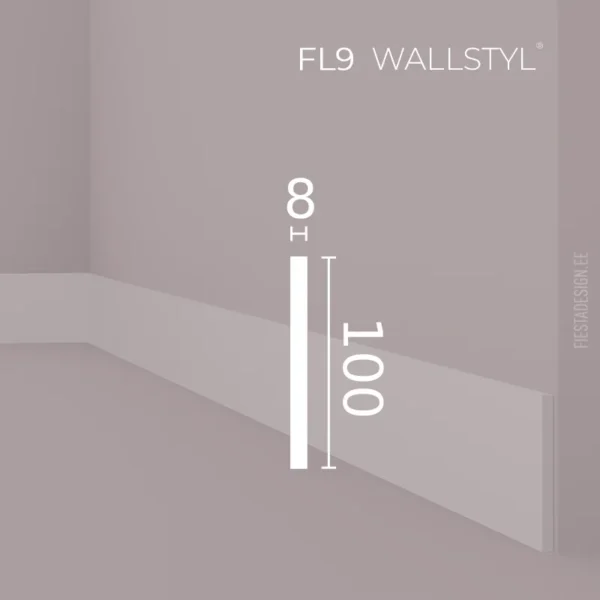 Põrandaliist FL9 Wallstyl