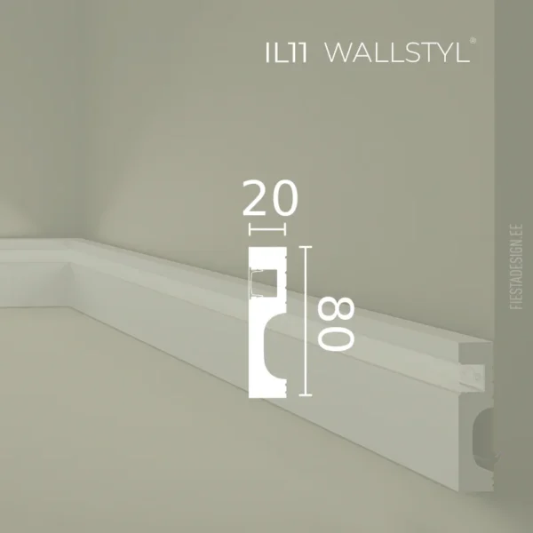 Põrandaliist IL11 Wallstyl LED
