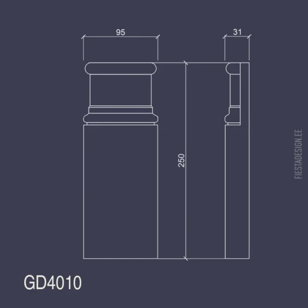 Цоколь (база) GD4010