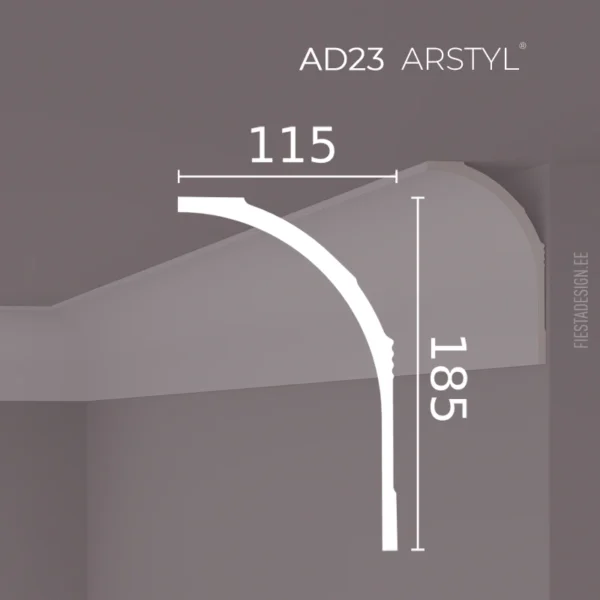 Laeliist AD23 Arstyl (18,5×11,5×200 cm)