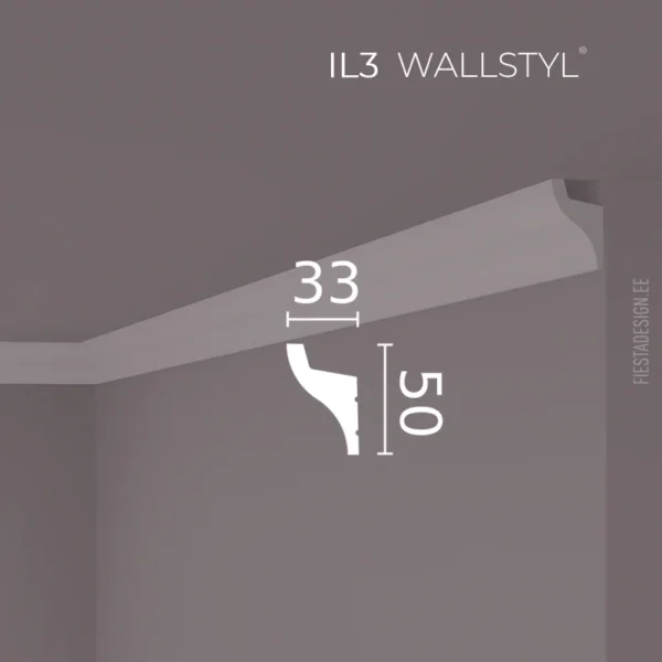 Laeliist IL3 Wallstyl (5×3,3×200 cm)