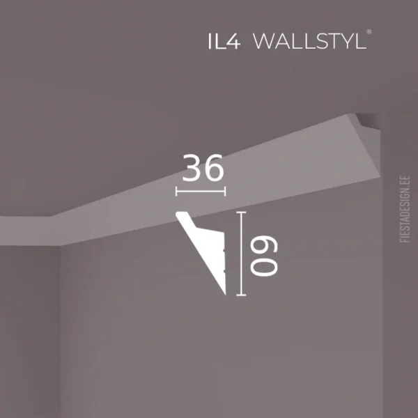 IL4 Wallstyl (6×3,6×200 cm)