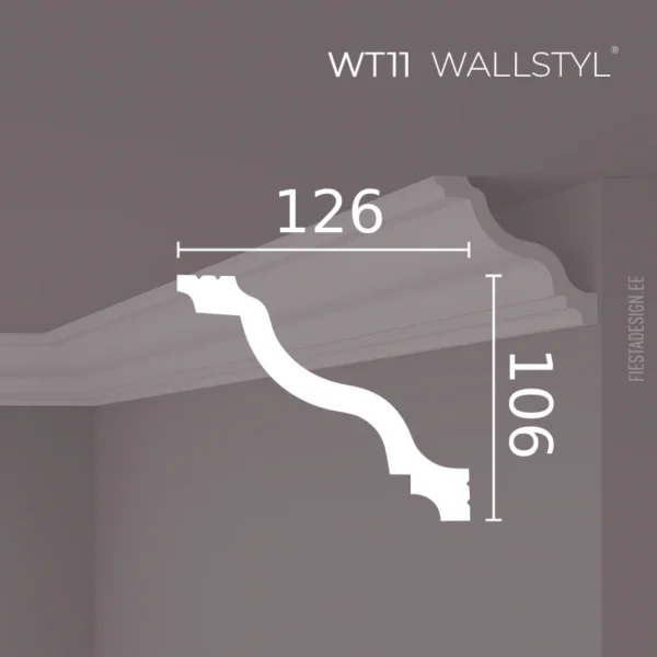 Laeliist WT11 Wallstyl (10,6×12,6×200 cm)