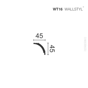 Laeliist WT16 Wallstyl (4,5×4,5×200 cm)