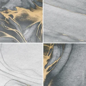 Фотообои Komar RAW - Ink Gold Fluid RSX6-037