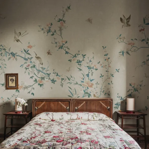 Обои Sandberg Chinoiserie Garden S10426 Bloom Gray