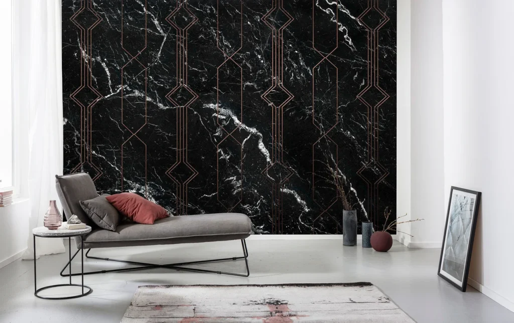 Fototapeet Marble Black, Komar P040-VD4