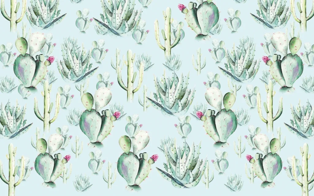 Fototapeet Cactus Blue, Komar P045D-VD4
