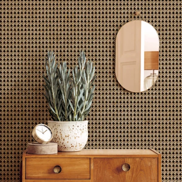 Tapeet Marburg Struktura 45751 Rattan Mesh