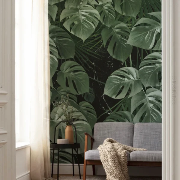 Фотообои Komar Monstera on Marble P035-VD2