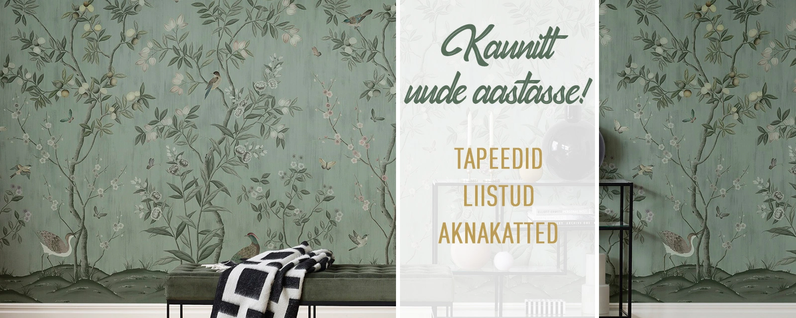 kaunilt uude aastasse! Tapeedid, liistud, aknakatted FiestaDesign'ist