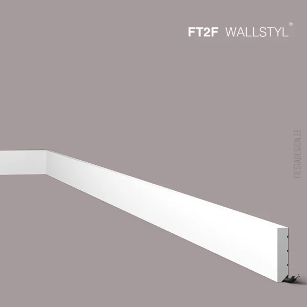 Põrandaliist FT2F Wallstyl (valge)