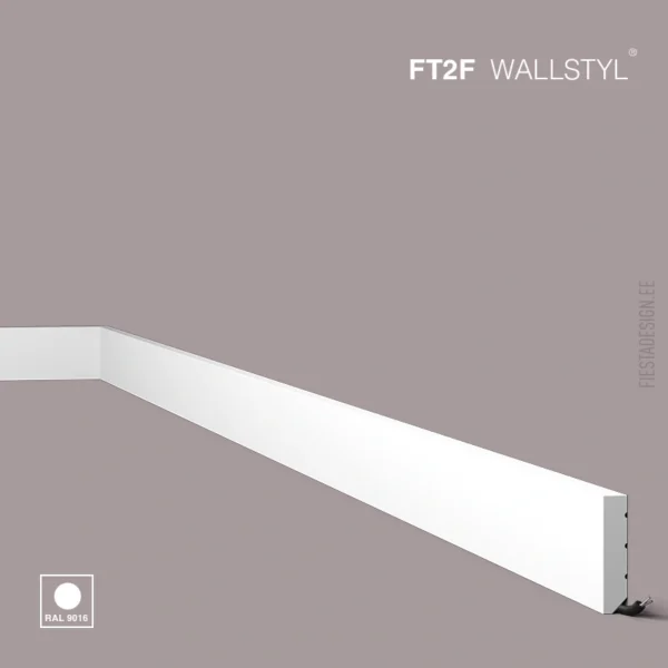 Põrandaliist FT2F Wallstyl (valge)