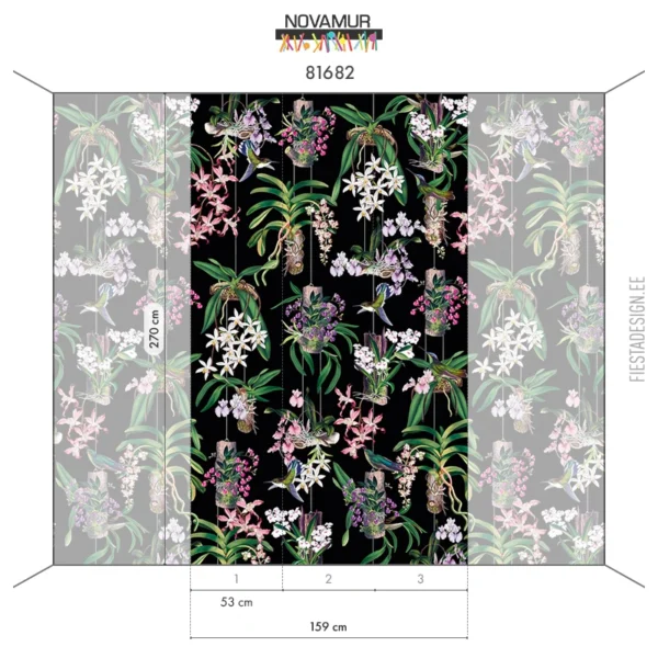 Tapeet Novamur Mona 81682 Orchids