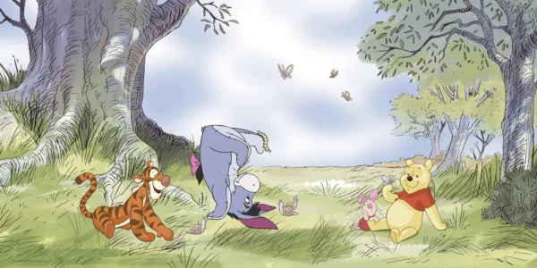 Fototapeet Komar DX10-243 - Winnie the Pooh: Friendly Day