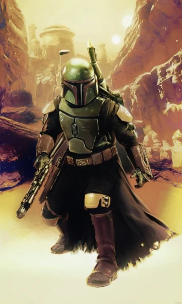 Fototapeet Komar DX3-179 - Boba Fett: Sneaking Up