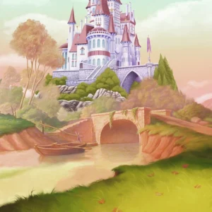 Fototapeet Komar DX3-227 - Princess Belle: Castle River