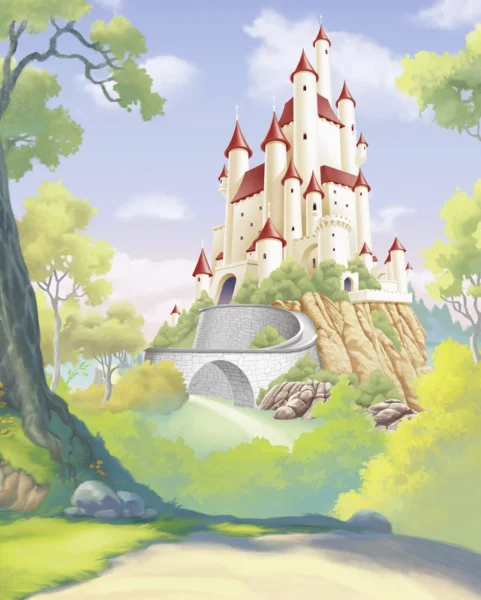 Fototapeet Komar DX4-192 - Princess Snow White: Castle