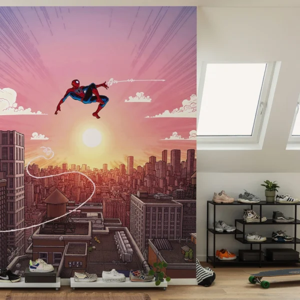 Fototapeet Komar DX4-209 - Spider-Man: Swinging through the Air