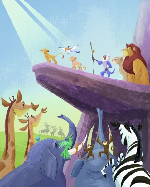 Fototapeet Komar DX4-222 - The Lion King: Long live the King