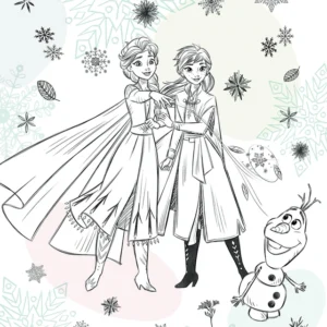 Fototapeet Komar DX4-223 - Frozen: Sketch Sisters