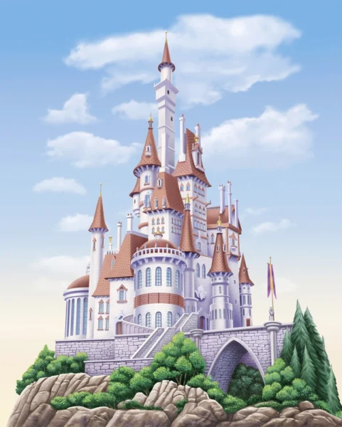 Fototapeet Komar DX4-229 - Princess Belle: Castle