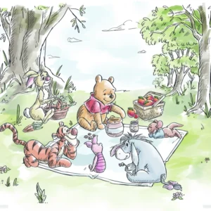 Fototapeet Komar DX6-217 - Winnie the Pooh: Nice for Picnics