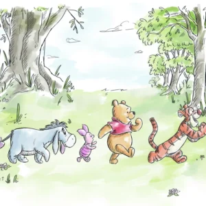 Fototapeet Komar DX6-228 - Winnie the Pooh: Walk Together