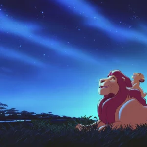 Fototapeet Komar DX7-197 - The Lion King: Stargazing