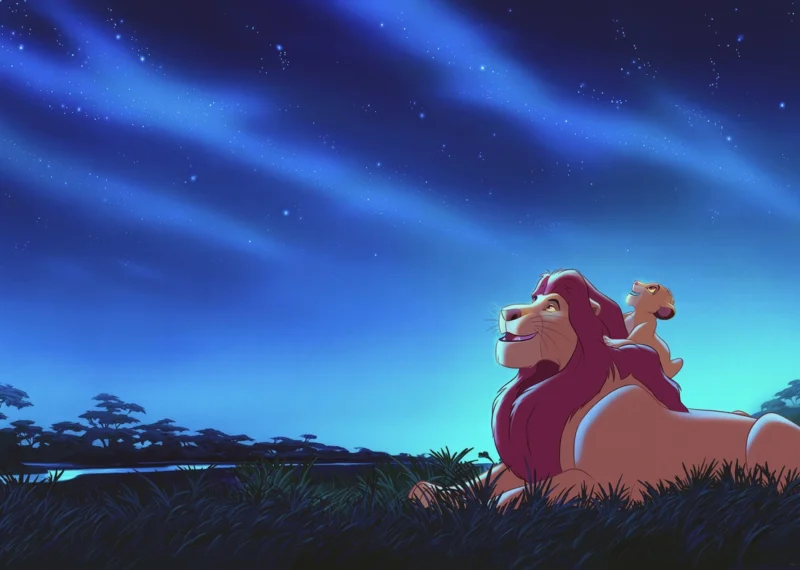 Фотообои Komar DX7-197 - The Lion King Stargazing