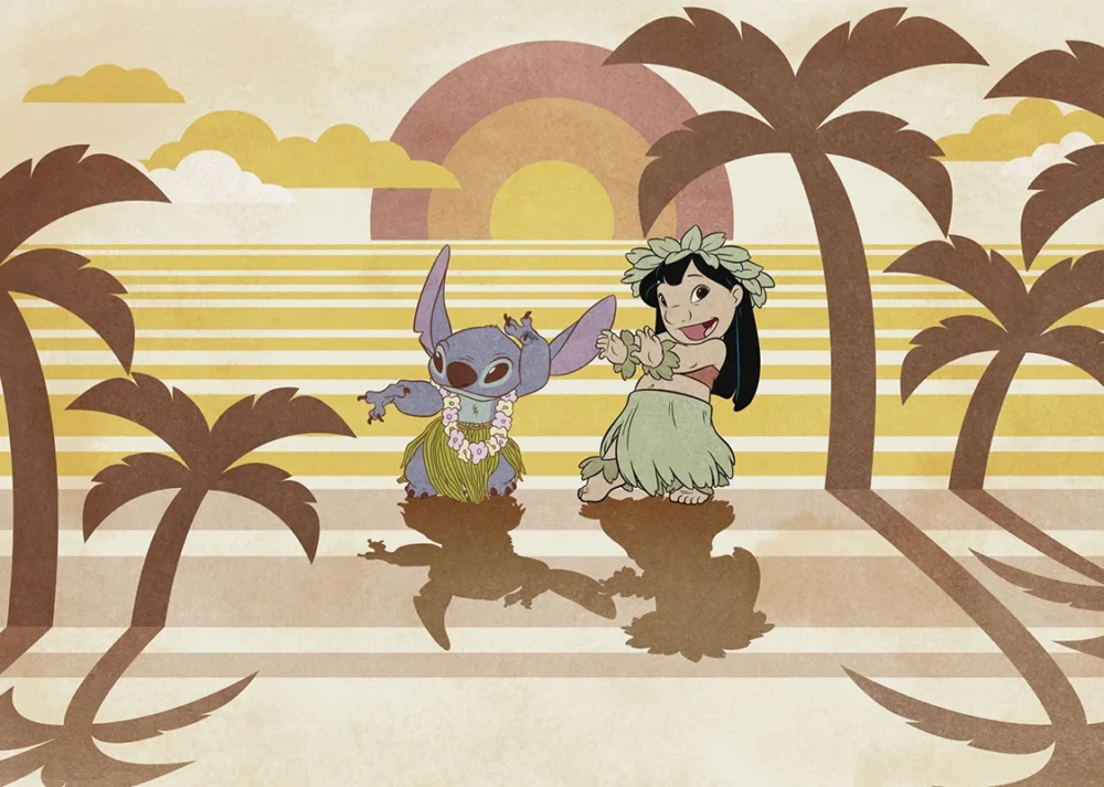 Fototapeet Disney Lilo and Stitch Hula Harmony, Komar DX7-249