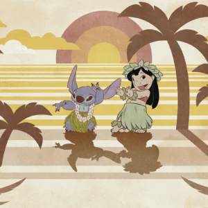Фотообои Disney Lilo and Stitch Hula Harmony, Komar DX7-249