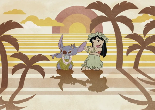 Fototapeet Disney Lilo and Stitch Hula Harmony, Komar DX7-249