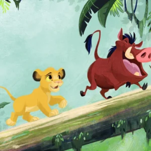 Fototapeet Komar DX8-221 - The Lion King: Jungle Team