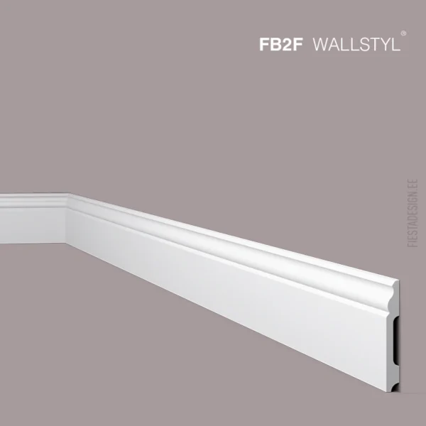 Põrandaliist FB2F Wallstyl, 100×13 mm