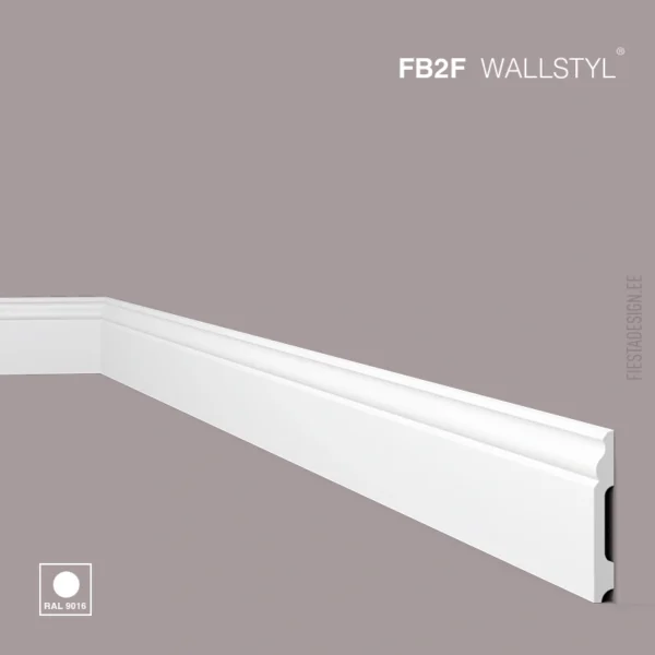 Põrandaliist FB2F Wallstyl, 100×13 mm