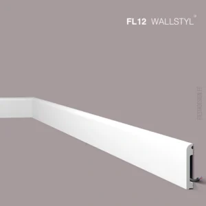 Плинтус для пола FL12 Wallstyl (HDPS)