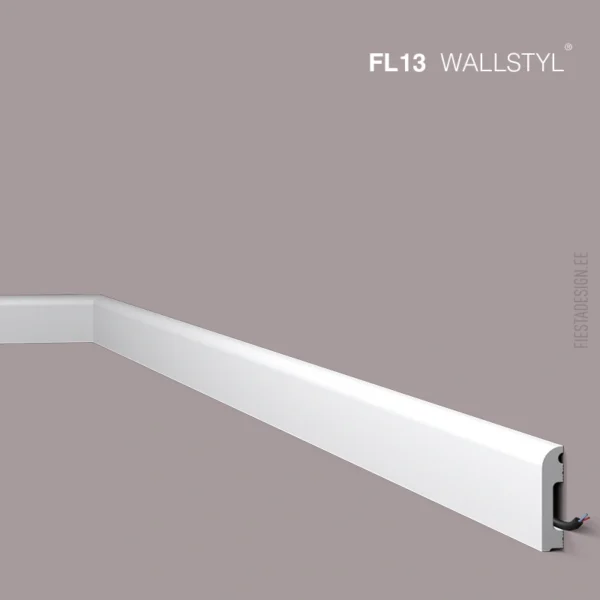 Плинтус для пола FL13 Wallstyl (HDPS)