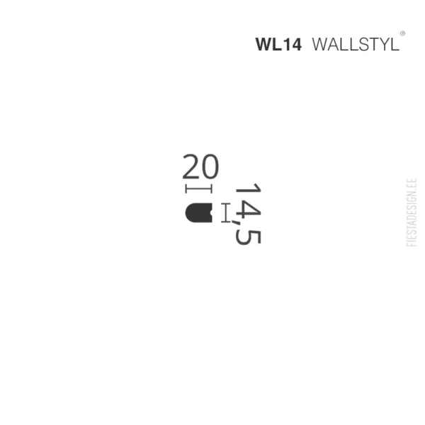 Декоративный профиль / молдинг WL14 Wallstyl (HDPS)