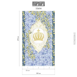 Fliistapeet Marburg Pompöös Provence 35614 Crown