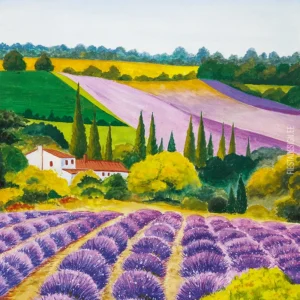 Fliistapeet Marburg Pompöös Provence 35642 Lavender Farm