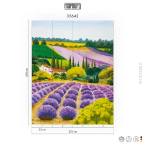 Fliistapeet Marburg Pompöös Provence 35642 Lavender Farm