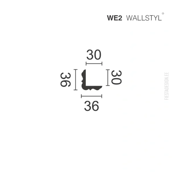 Угловой профиль WE2 Wallstyl