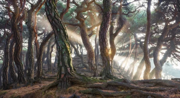 Фотообои Sacred Pine Trees